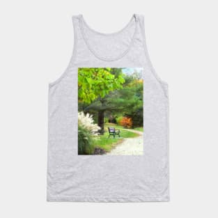 Ornamental Grass in Autumn Park Tank Top